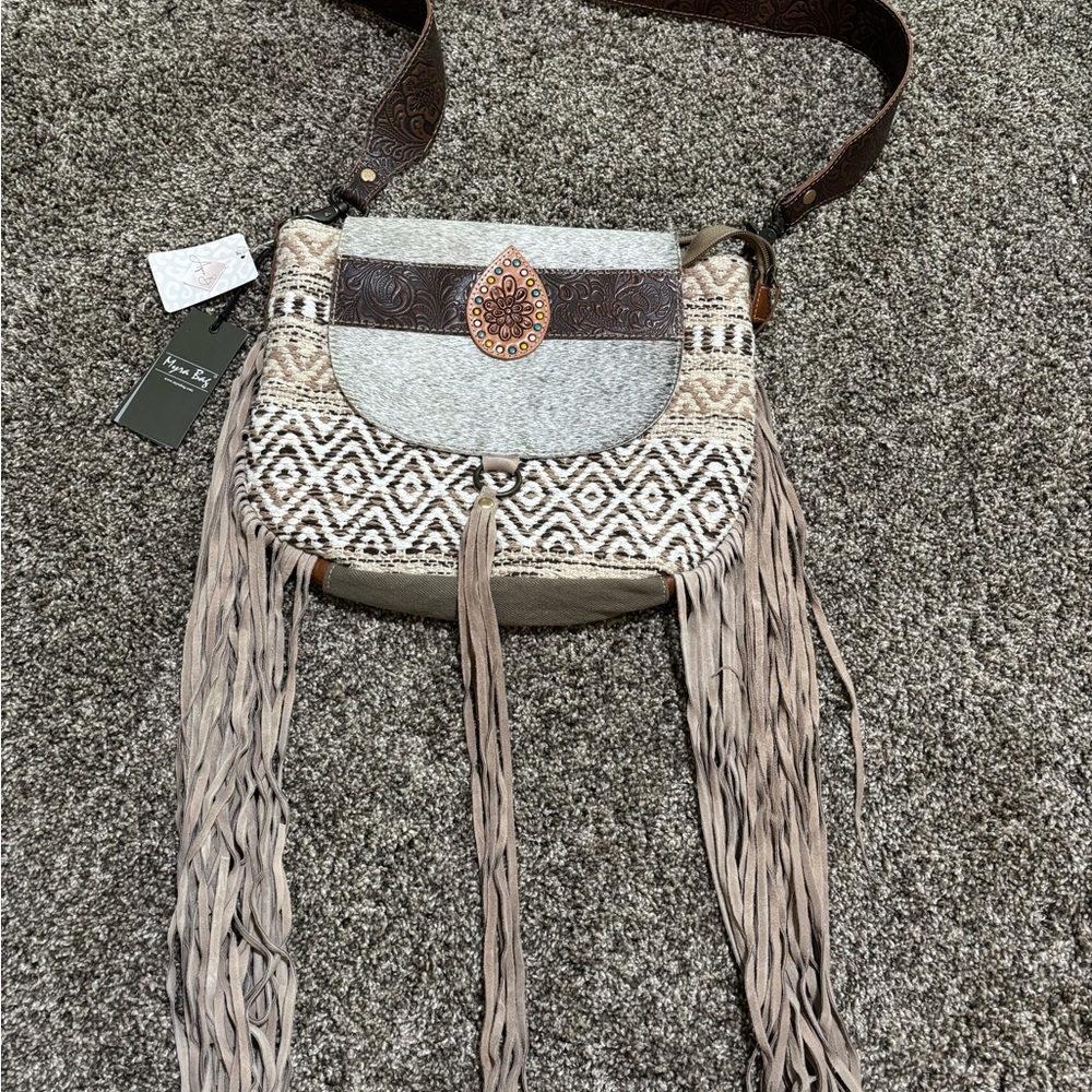 NWT Myra Bag Bohemian Fringe Crossbody